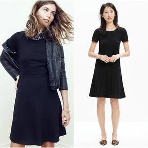 Madewell Gallerist Ponte Dress in Black